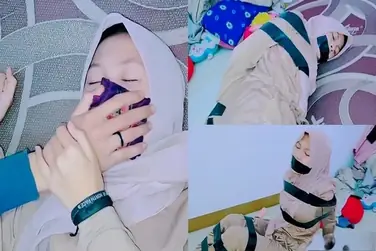 Bokep Jilbab Ukhty Lakban BDSM Fetish Viral